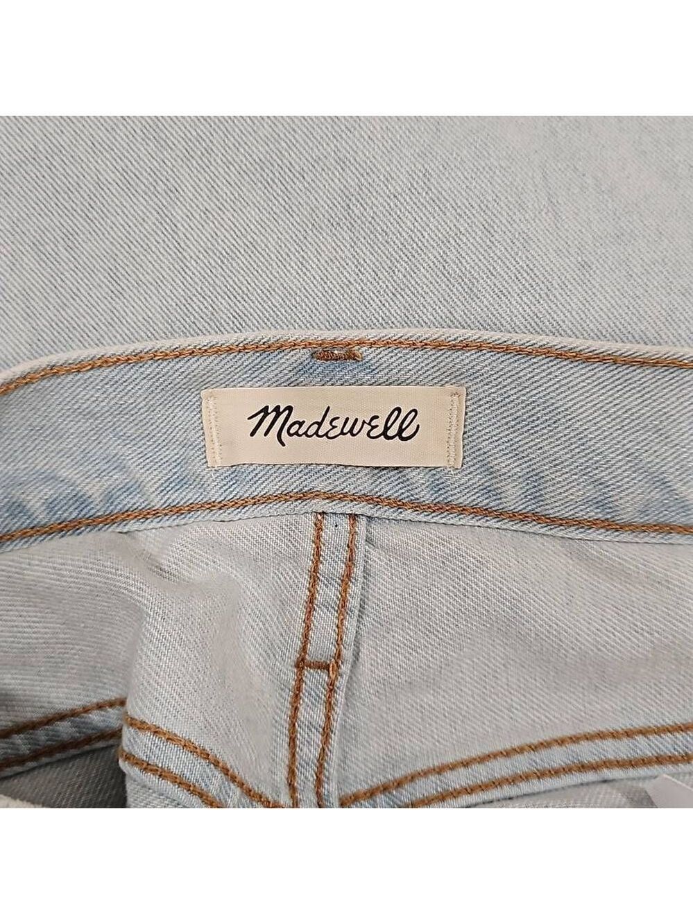 NWOT Madewell Superwide-Leg Jeans in Olcott Wash Sz 27 - Picture 2 of 12